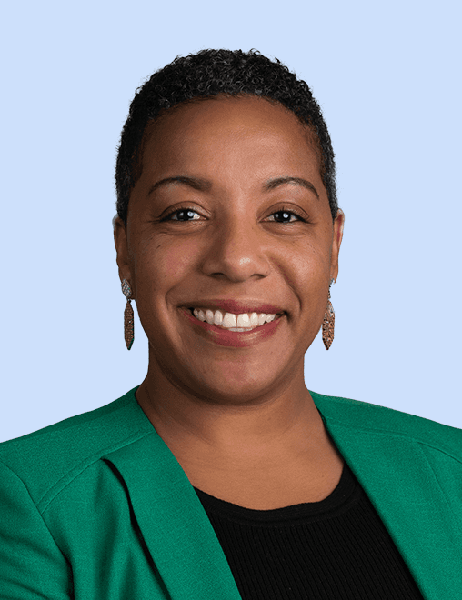 Headshot graphic of Traci Causey, PhD, MPH, MCHES, CEO of the Alliance for a Healthier Generation