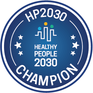 Image of the Healthy People 2030 Champion badge