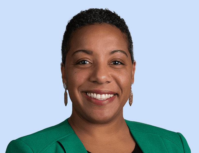 Headshot graphic of Traci Causey, PhD, MPH, MCHES, CEO of the Alliance for a Healthier Generation